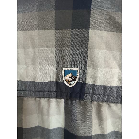 Kuhl Mens S/S Button Large 21.5” Chest Gray - Picture 4 of 8